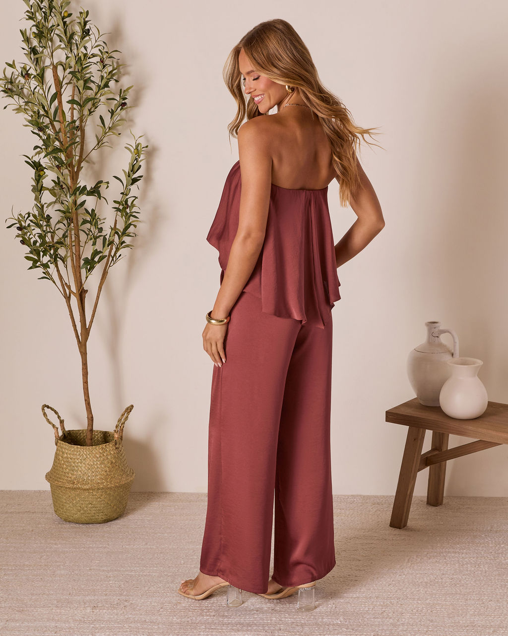 Thistle Muse Strapless Jumpsuit