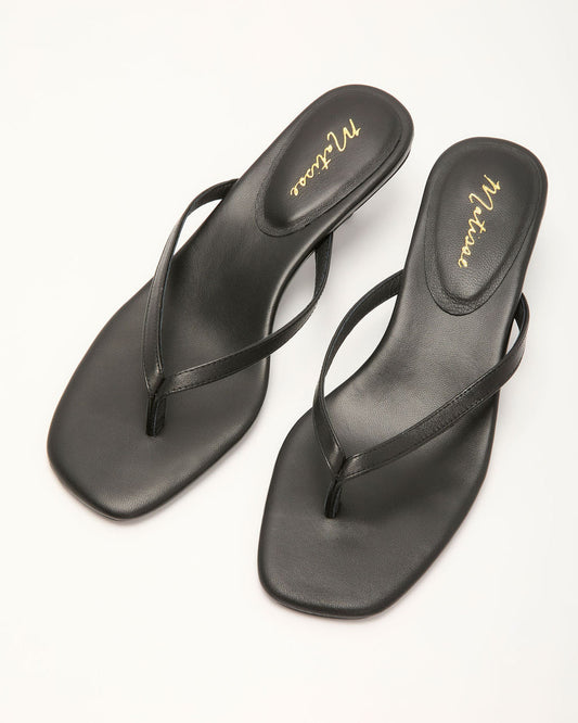 Sunset Tiptoe Kitten Heel Sandals