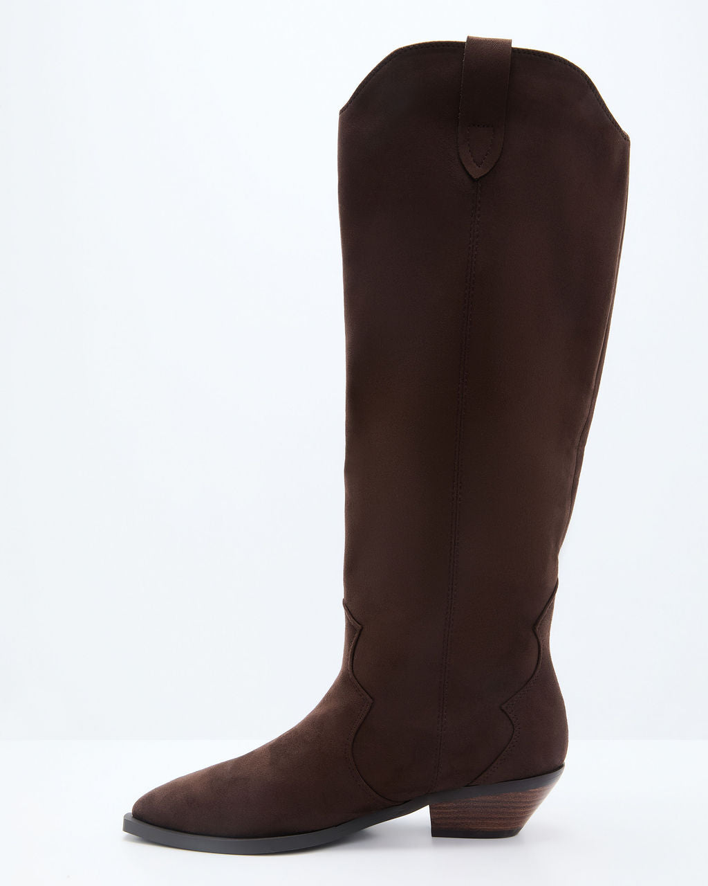 Eylana Suede Western Knee High Boot