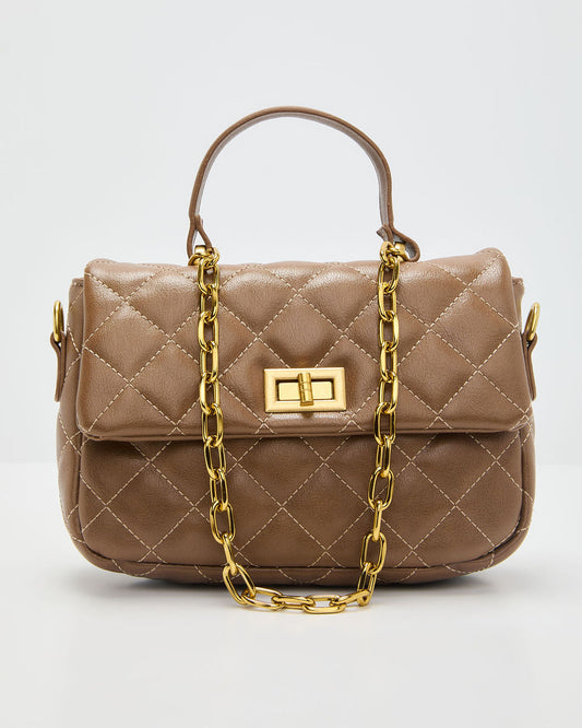 Elarose Quilted Crossbody Mini Bag