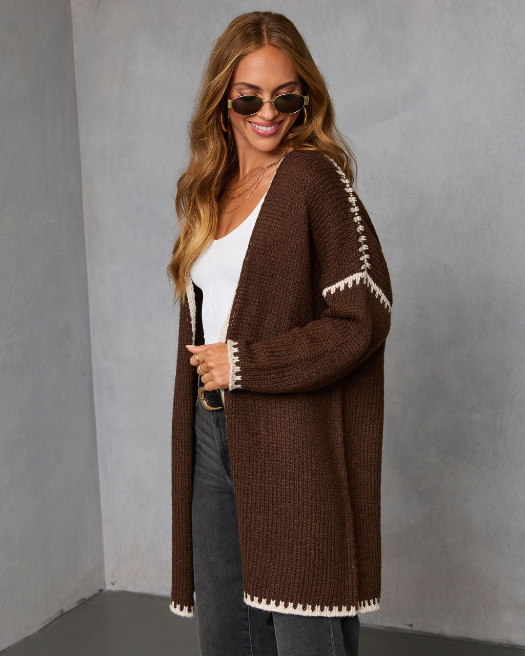 Game Day Tailgate Knit Cardigan