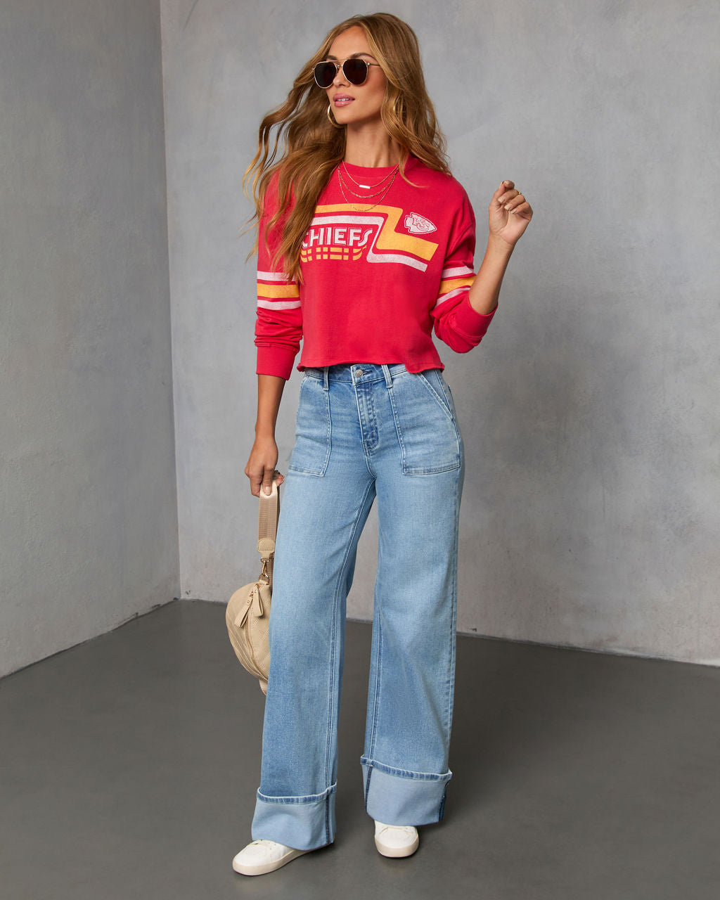 KC Chiefs Long Sleeve Graphic Tee