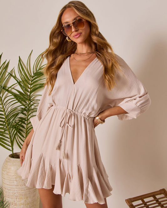 Telina Tassel Tie Mini Dress