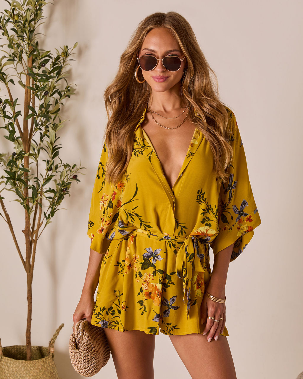 Nakita Waist Tie Romper