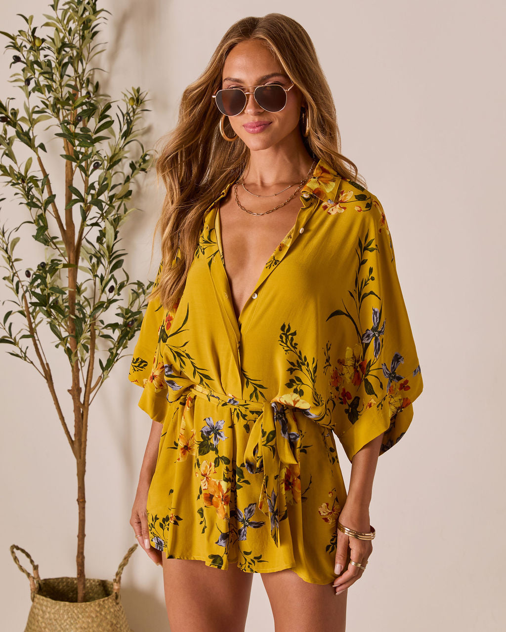 Nakita Waist Tie Romper