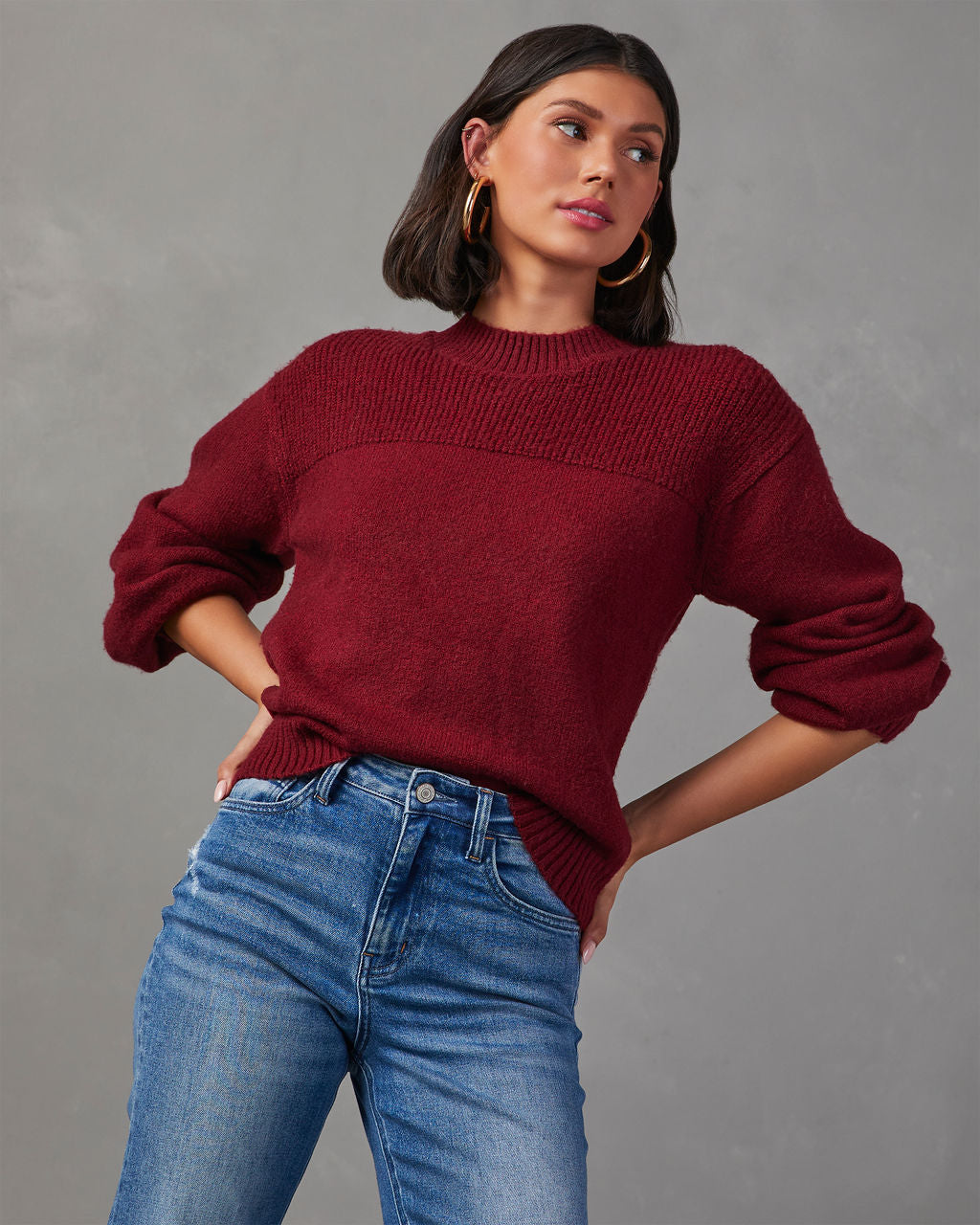 Alana Knit Pullover Sweater