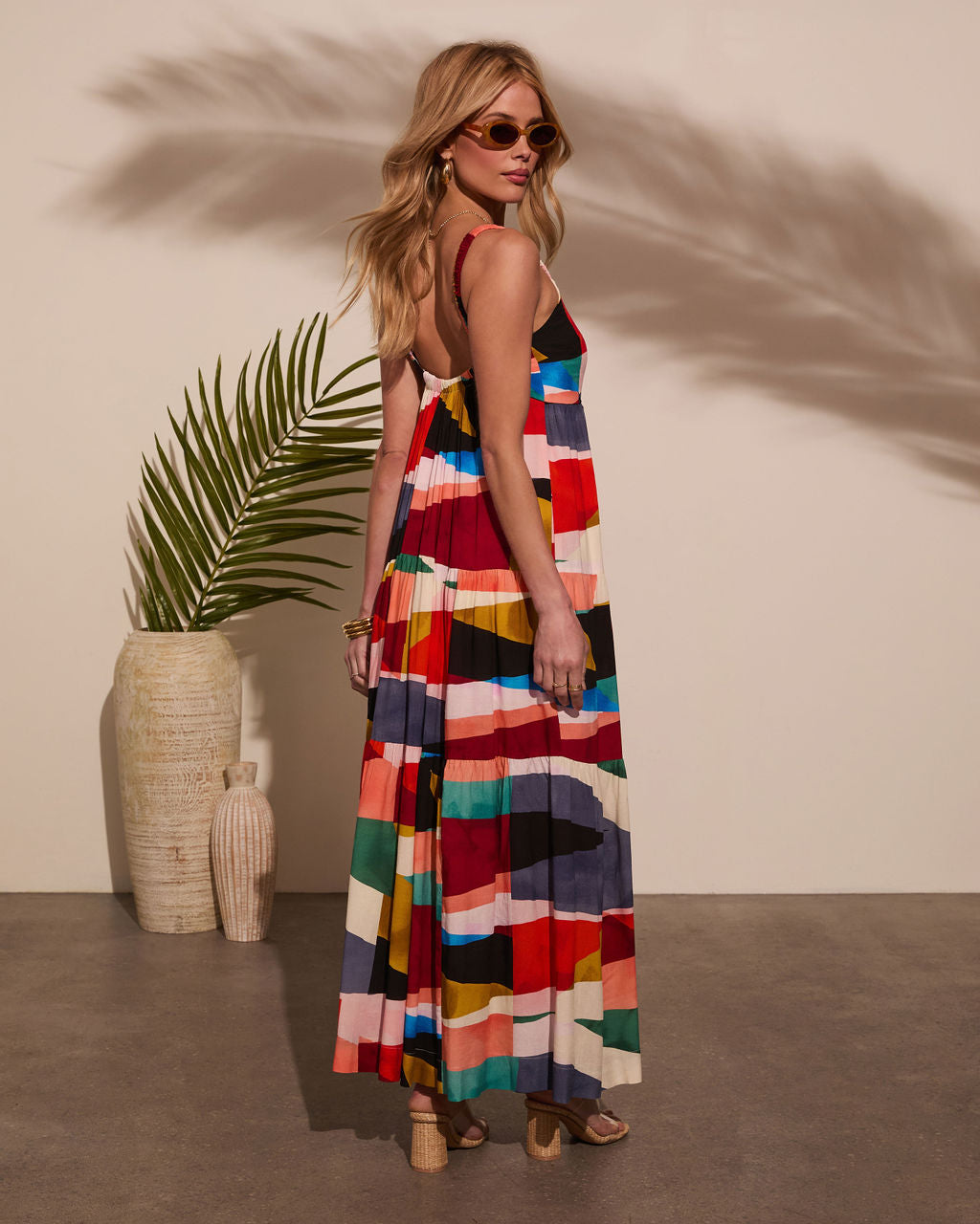 Ceilia A-Line Printed Maxi Dress
