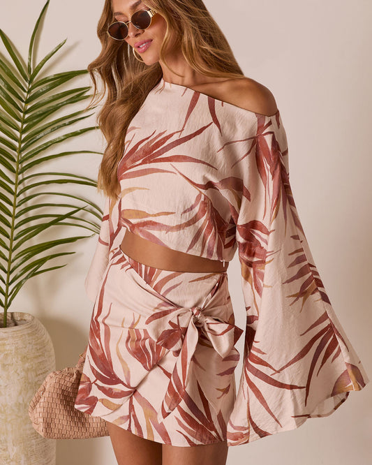 Ramiah Tropical Crop Top