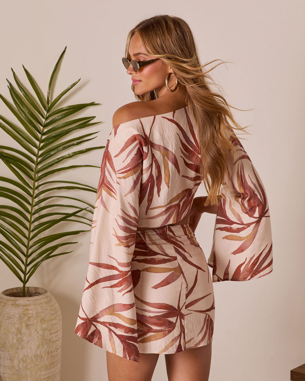 Ramiah Tropical Crop Top