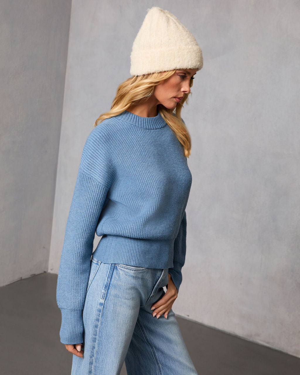 Whilma Ribbed Knit Sweater