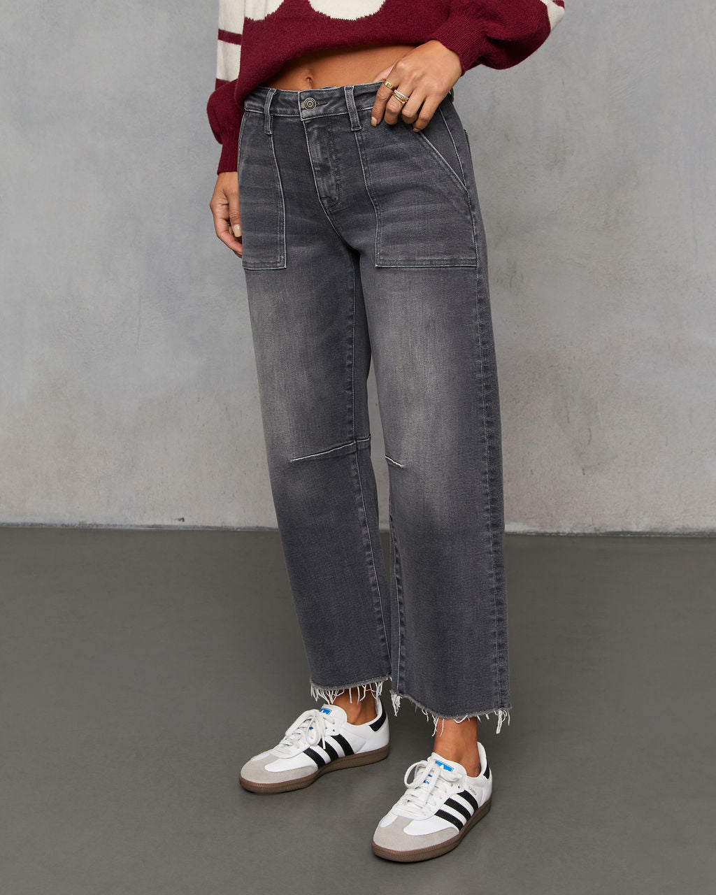 Cedar Fade Super Stretch Barrel Jeans