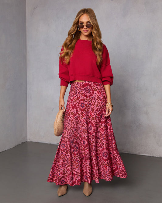 Amber Hour Maxi Skirt