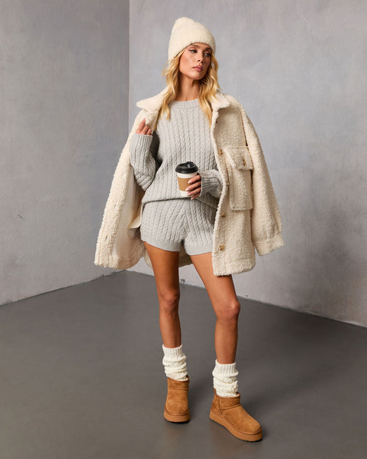 Amaraie Cable Knit Sweater