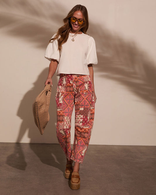 Delphi Poplin Short Sleeve Top