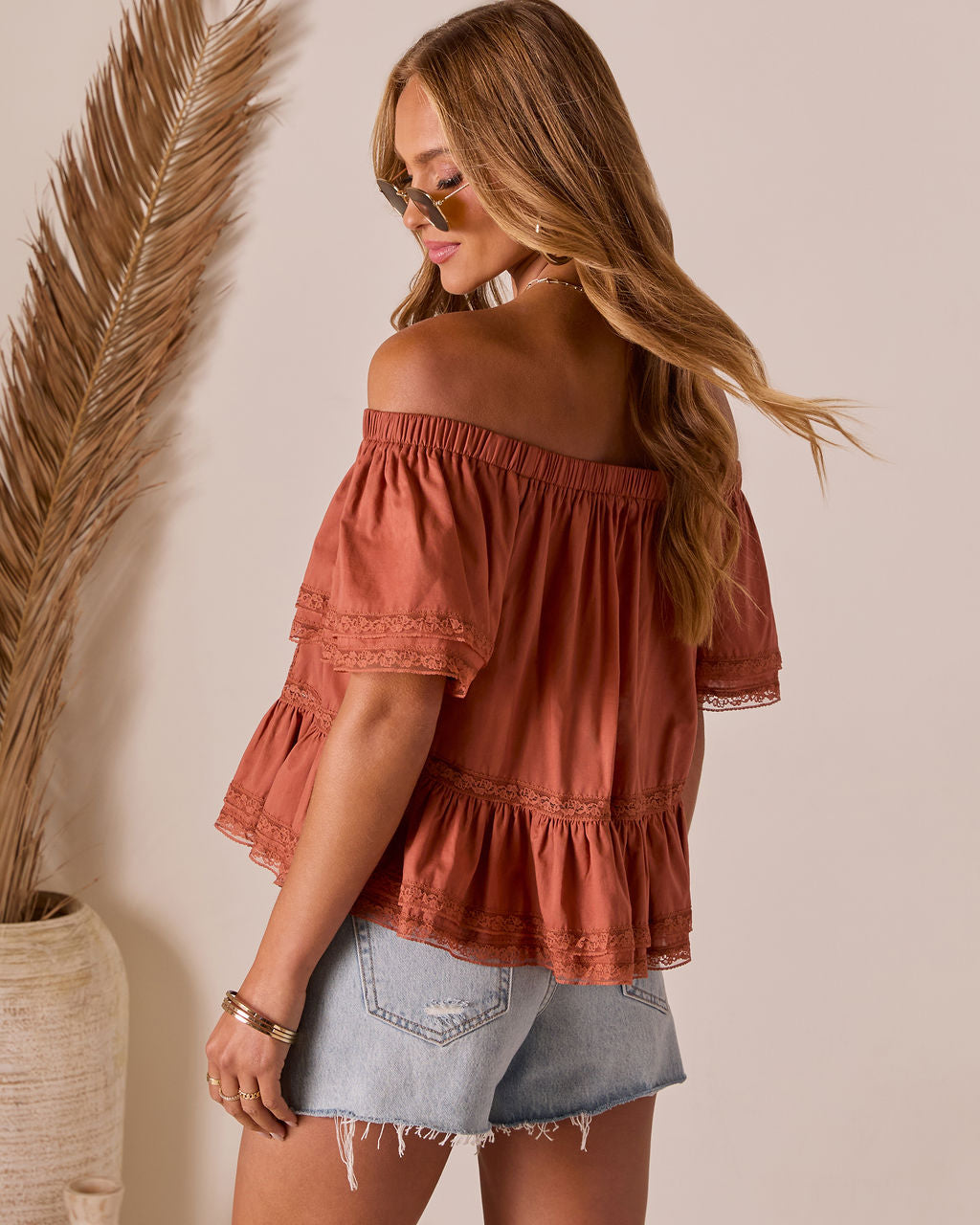 Evaline Off The Shoulder Top