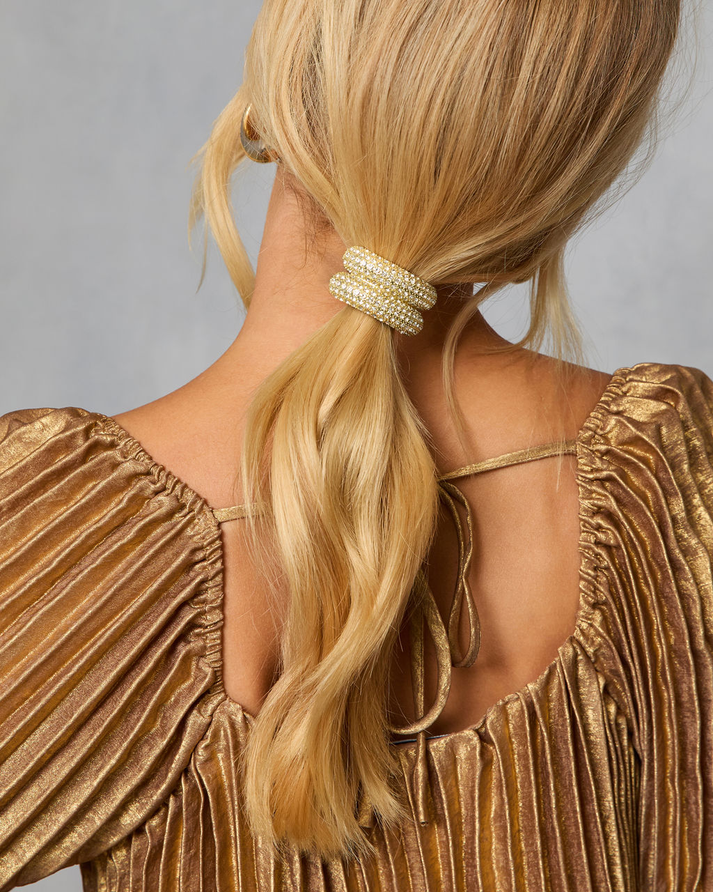 Last Look Rhinestone Embellished Pony Cuff