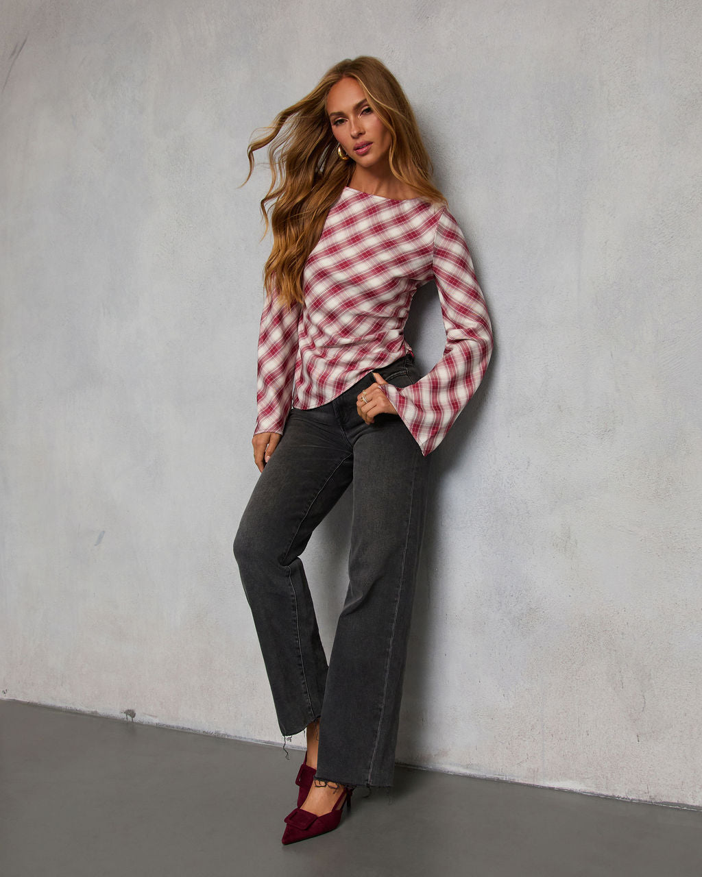 Hazel Lane Buckle Suede Slingback Heels