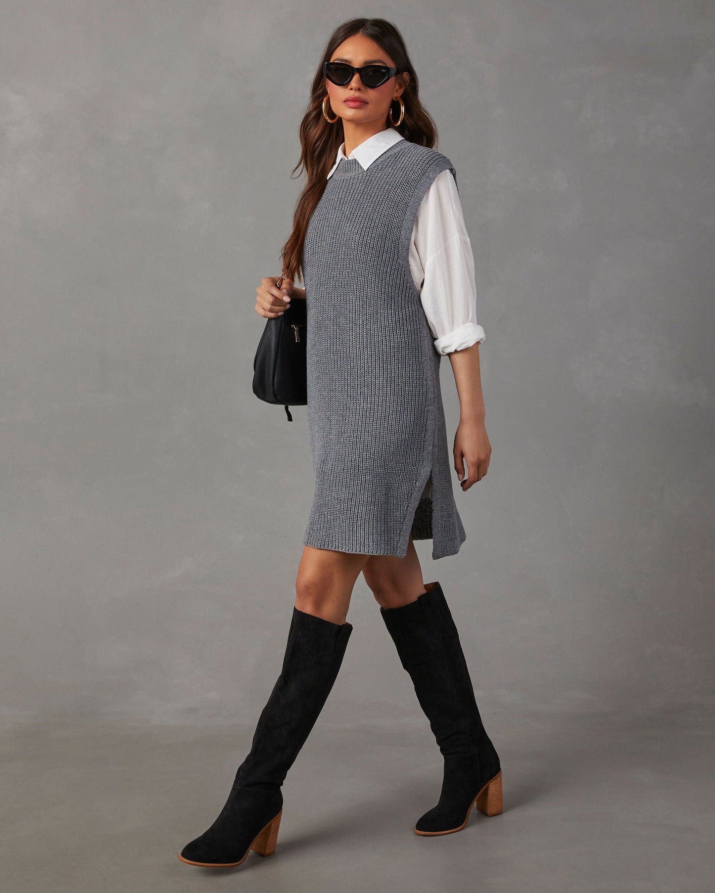 Let Her Be Knit Mini Dress