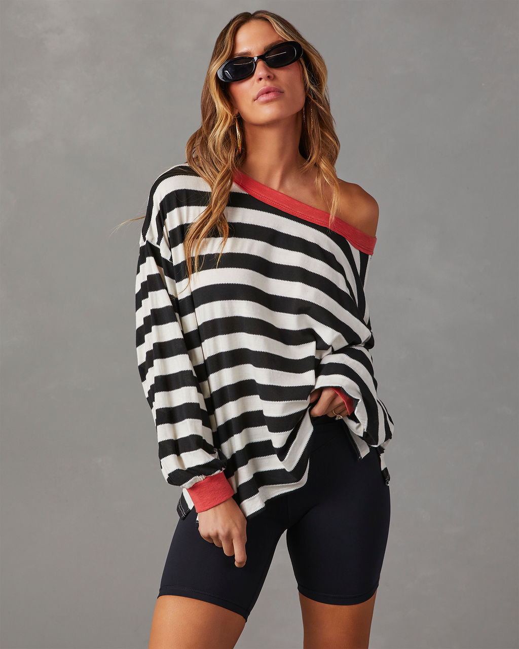 Morwenna Striped Long Sleeve Top